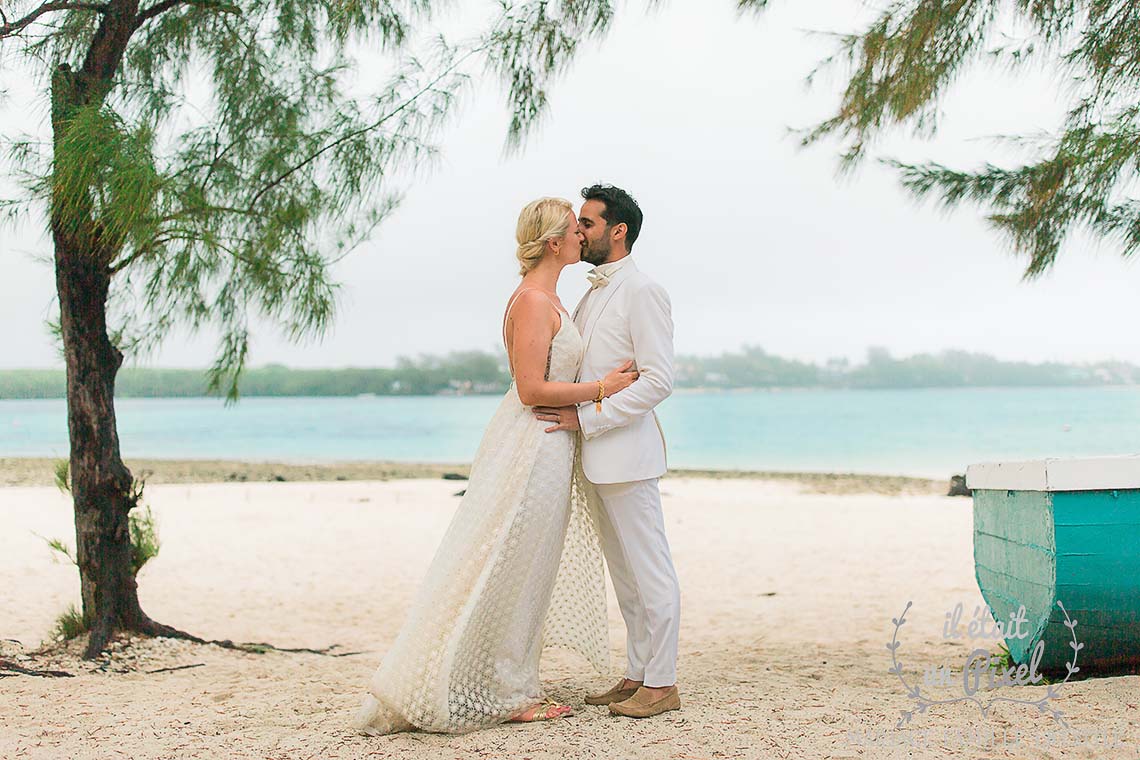 Destination wedding on the beach in Mauritius Island, Indian Ocean