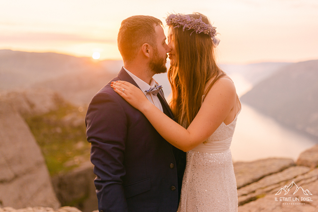 Sance engagement dans les Fjords de Norvge