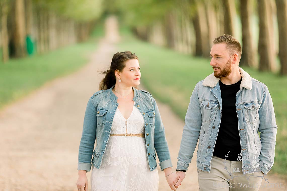 Shooting couple a Versailles