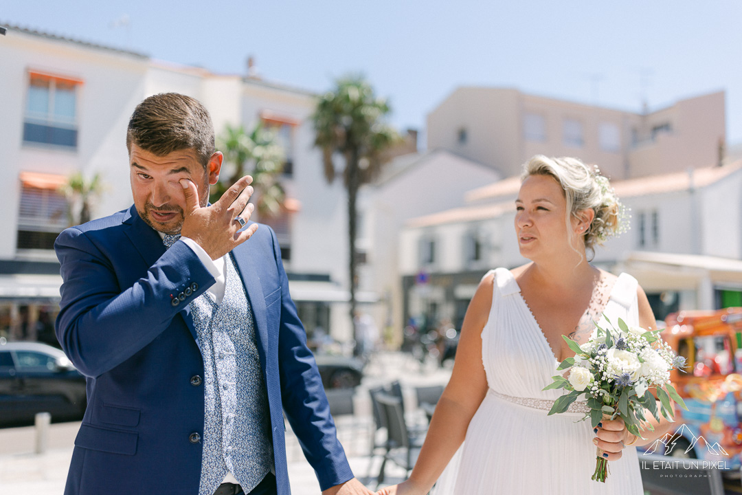 Reportage sur le vif d'un mariage anniversaire en bord de mer