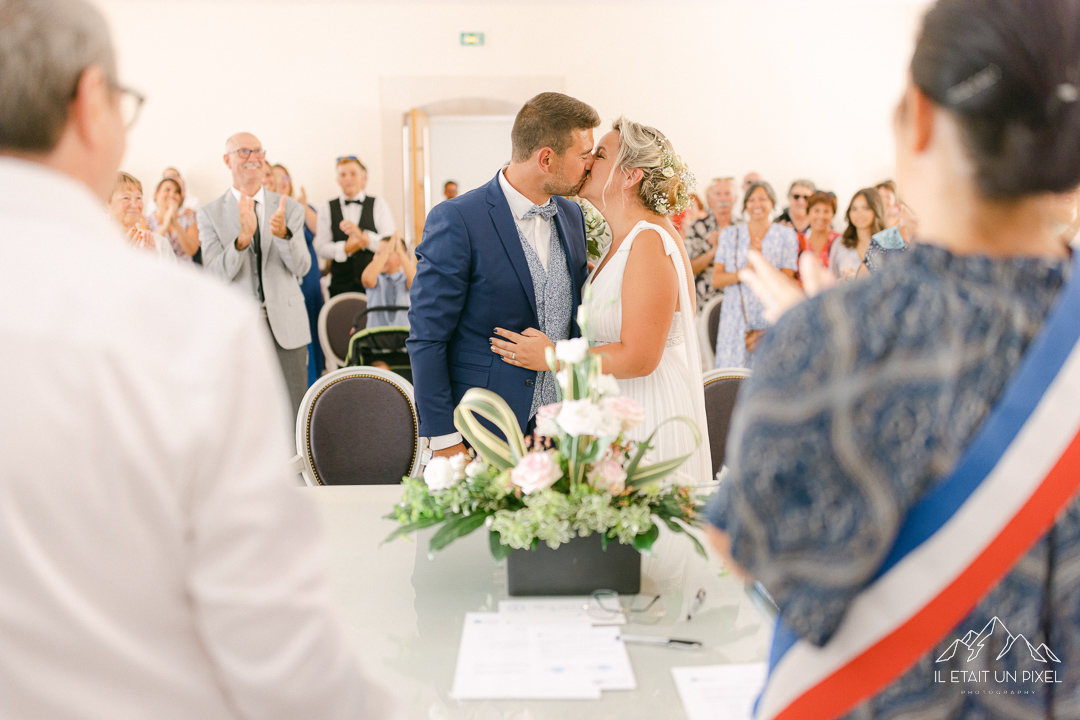 Reportage sur le vif d'un mariage anniversaire en bord de mer