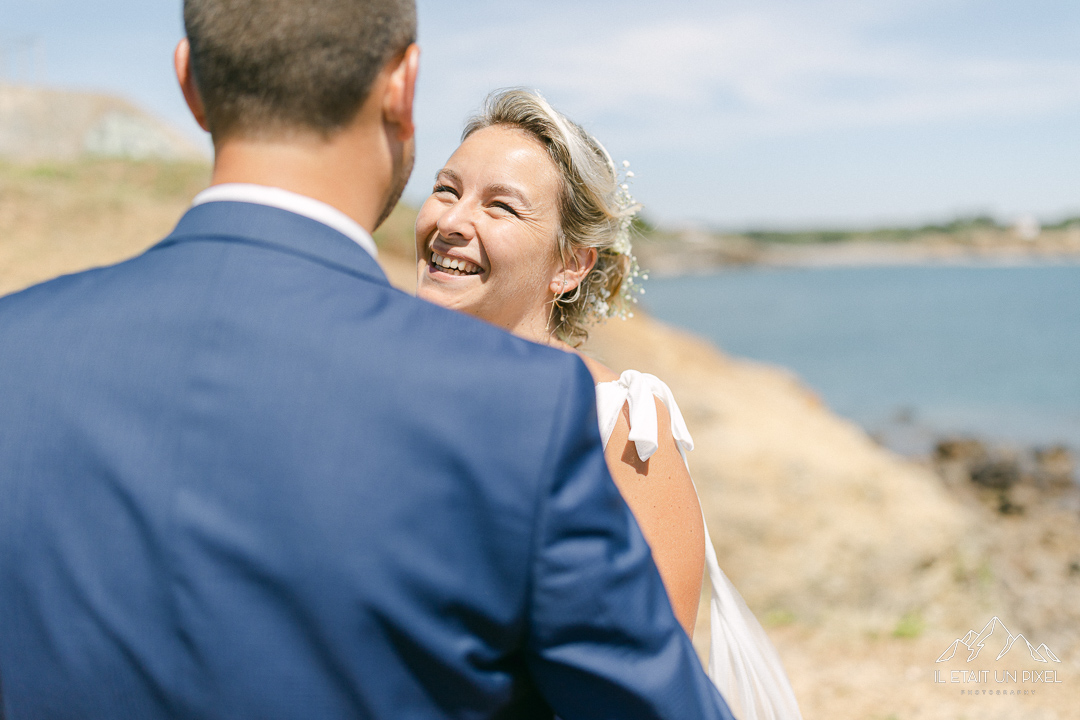 Reportage sur le vif d'un mariage anniversaire en bord de mer