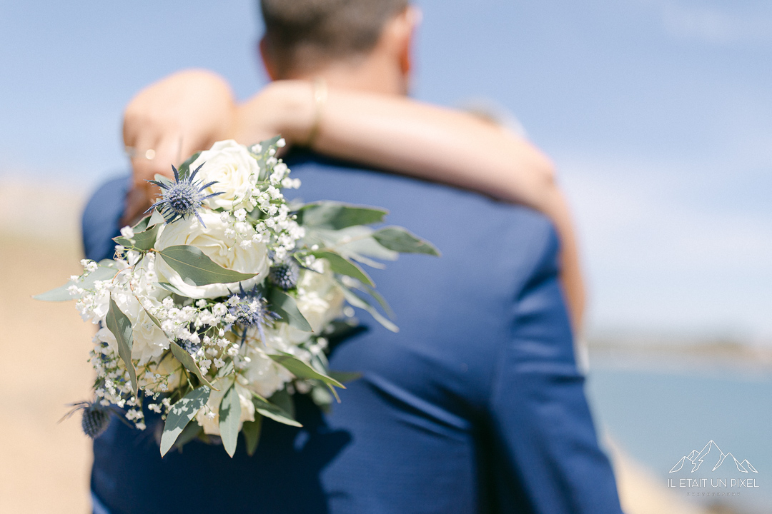 Reportage sur le vif d'un mariage anniversaire en bord de mer