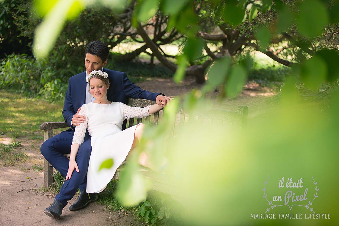 Shooting couple/Séance amoureux à Versailles pour Emilie