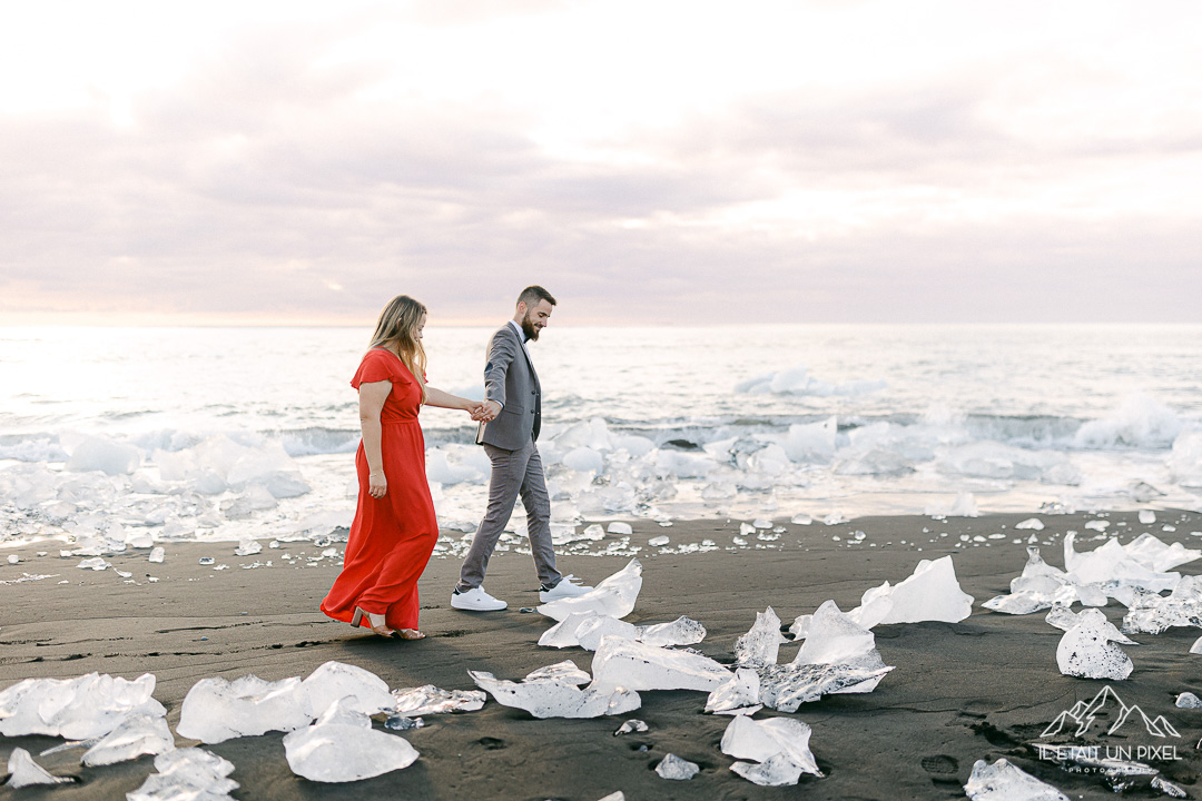 Shooting couple photo-video en Islande