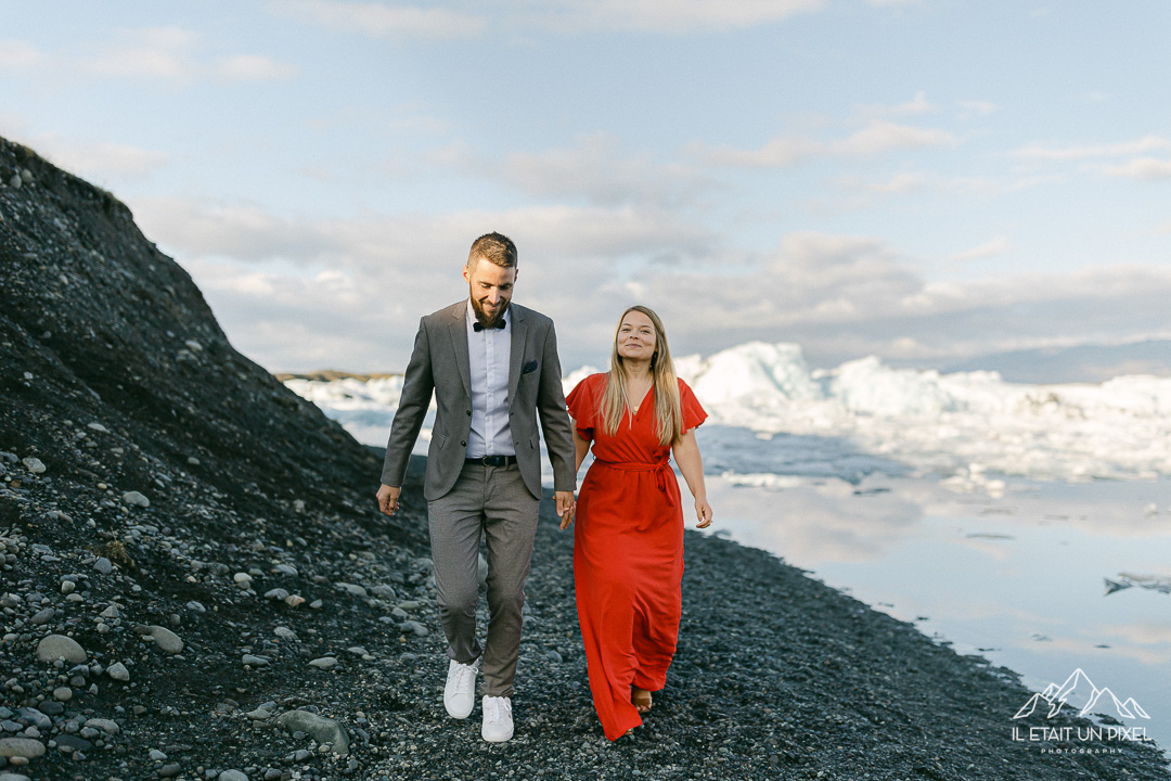 Shooting couple photo-video en Islande