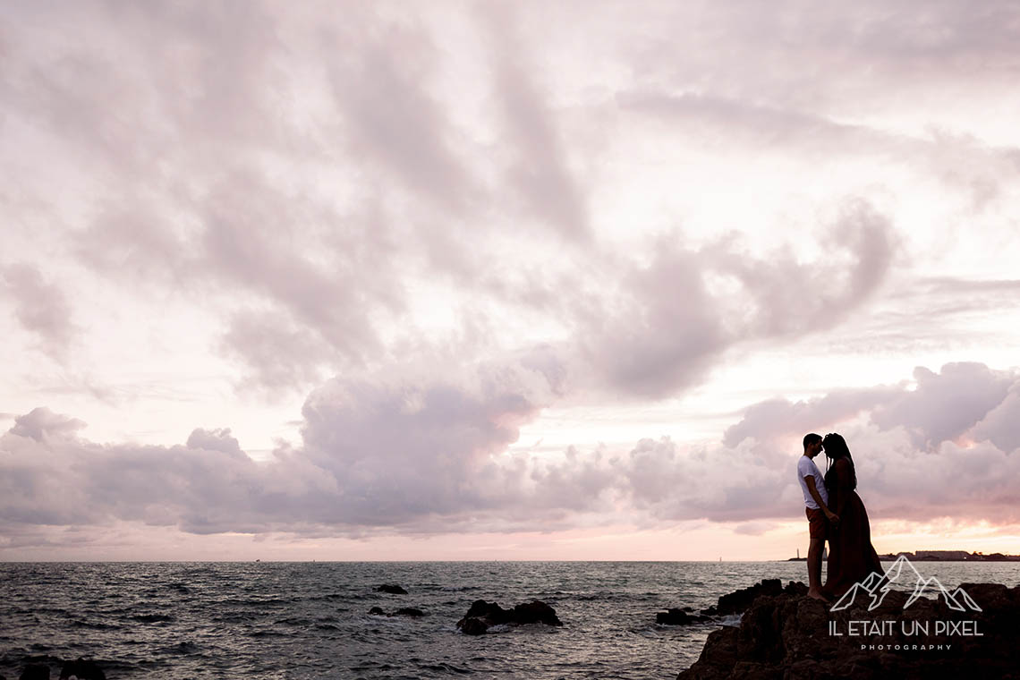 Sance engagement en bord de mer en Vende