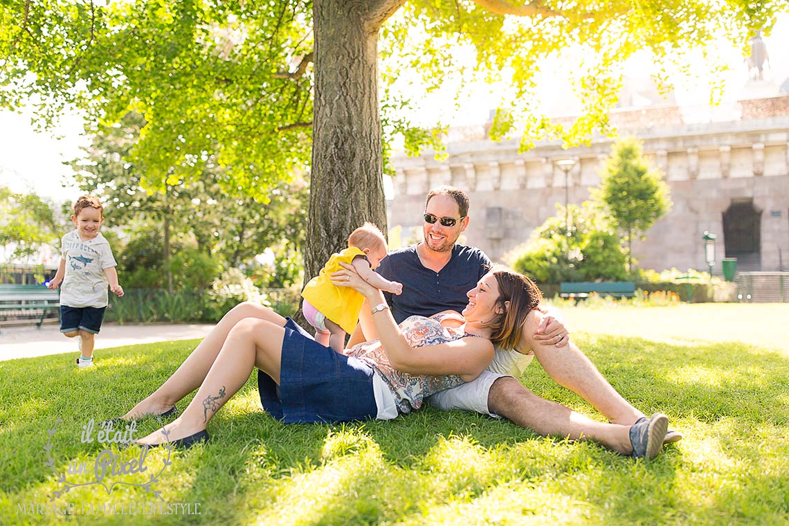 Séance photo famille Lifestyle à Paris