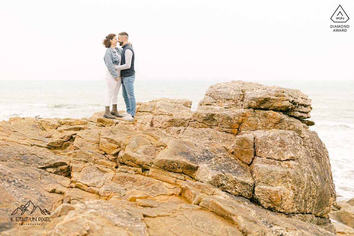 Family session at Cayola Bay, France