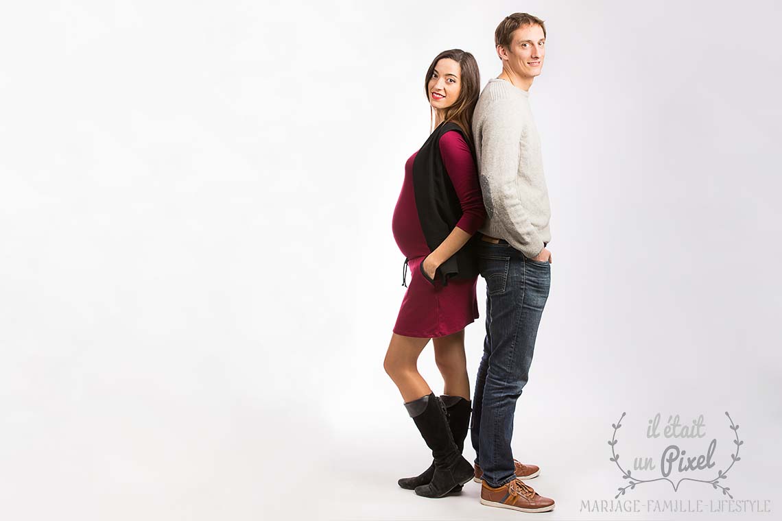 Shooting femme enceinte en studio