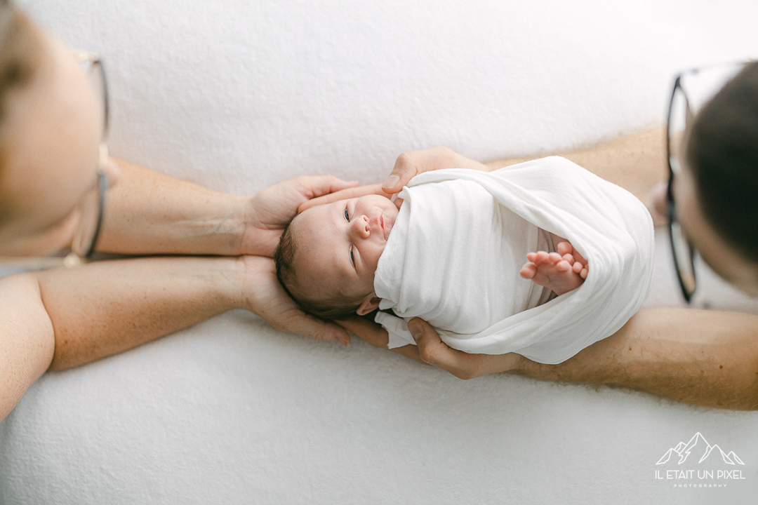 Shooting naissance au studio