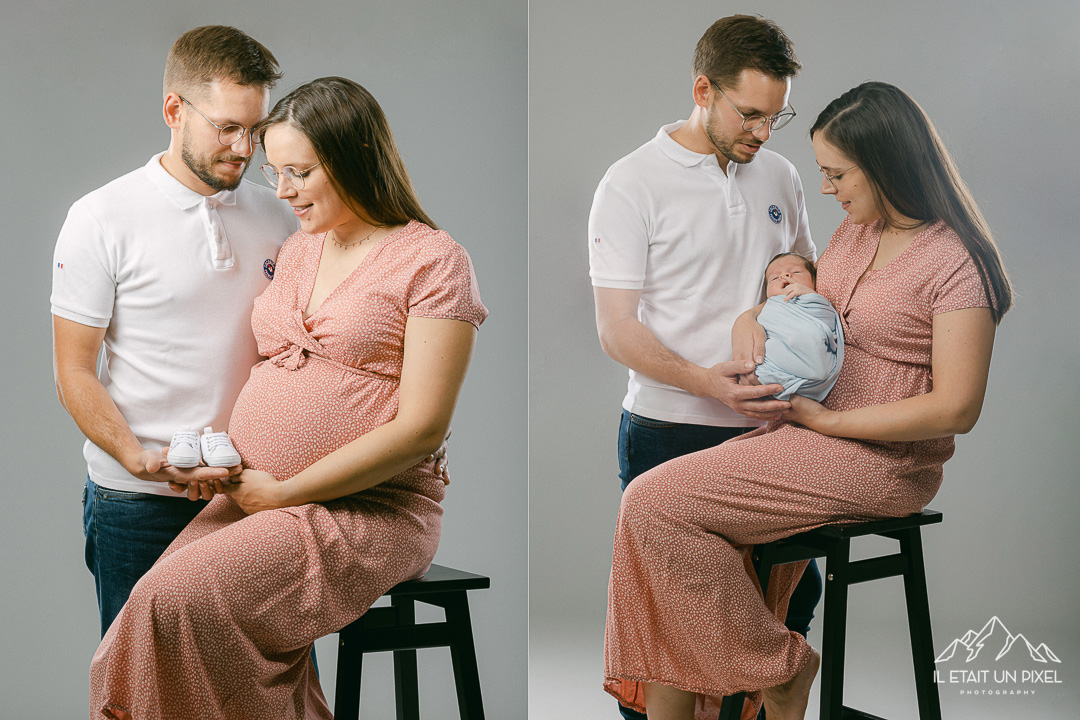 Shooting photo naissance au studio