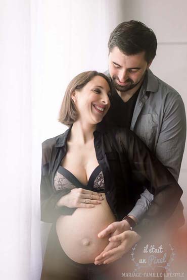 Séance photo de grossesse à domicile