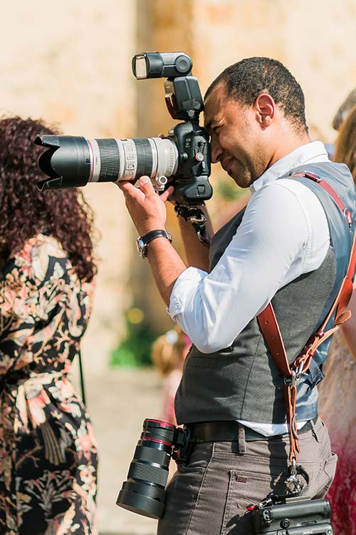 Portrait of Jeremie Sangare, Photographer in Vendee, France